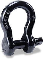 Vista 8 de grilletes de anillo en D de 3/4 pulgadas, pasador de rosca extraíble de 7/8 pulgadas, CGR: 4,75 toneladas (10471 libras), uso con correa