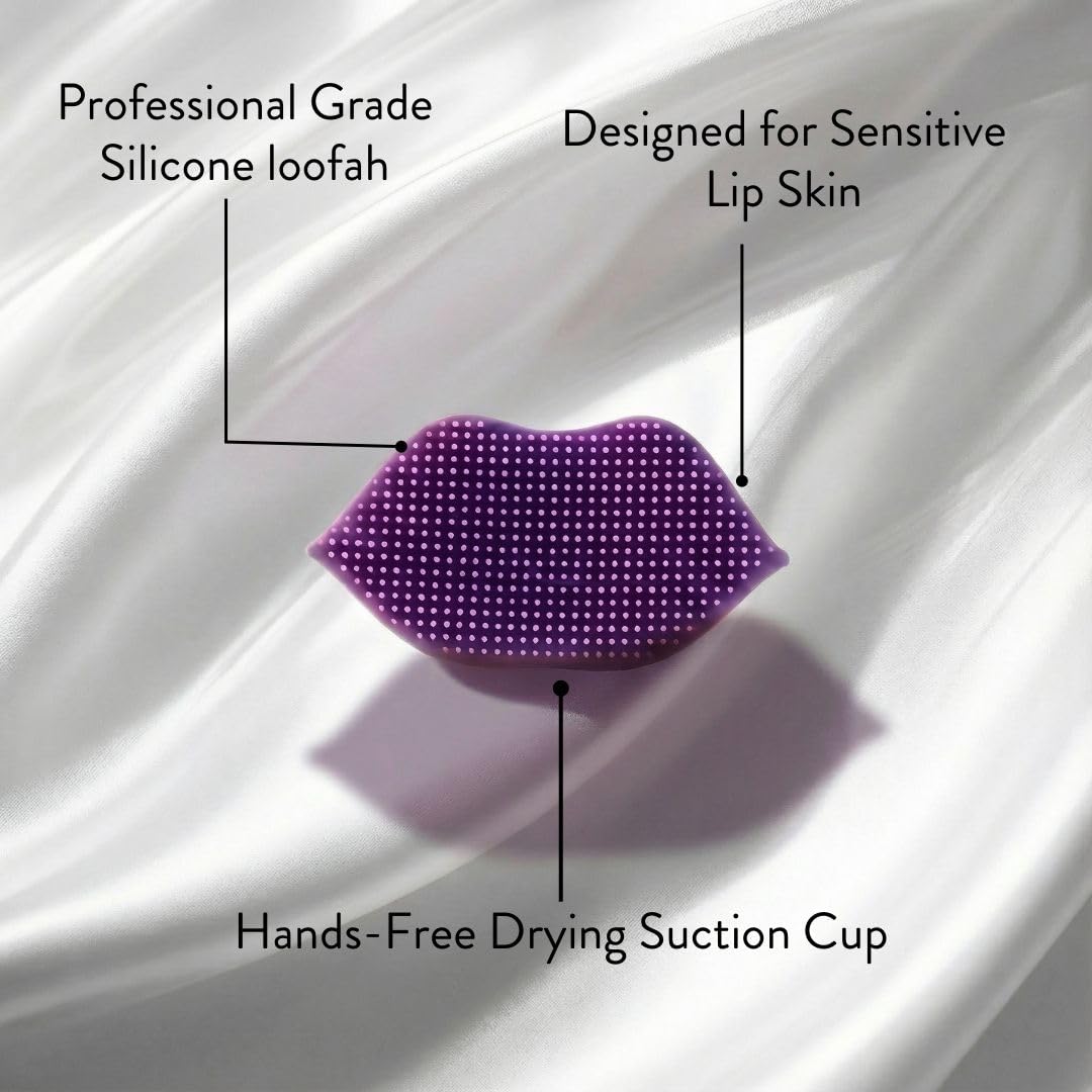 Nurse Jamie NuLipsRX Lip Treatment System – Exfoliating Silicone Brush & Hydrating Balm with Hyaluronic Acid