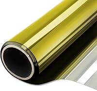 Vista 23 de WPCTEV - Película para ventana con efecto espejo unidireccional para privacidad diurna, control del calor y rayos UV, adhesión estática, plateado, 6