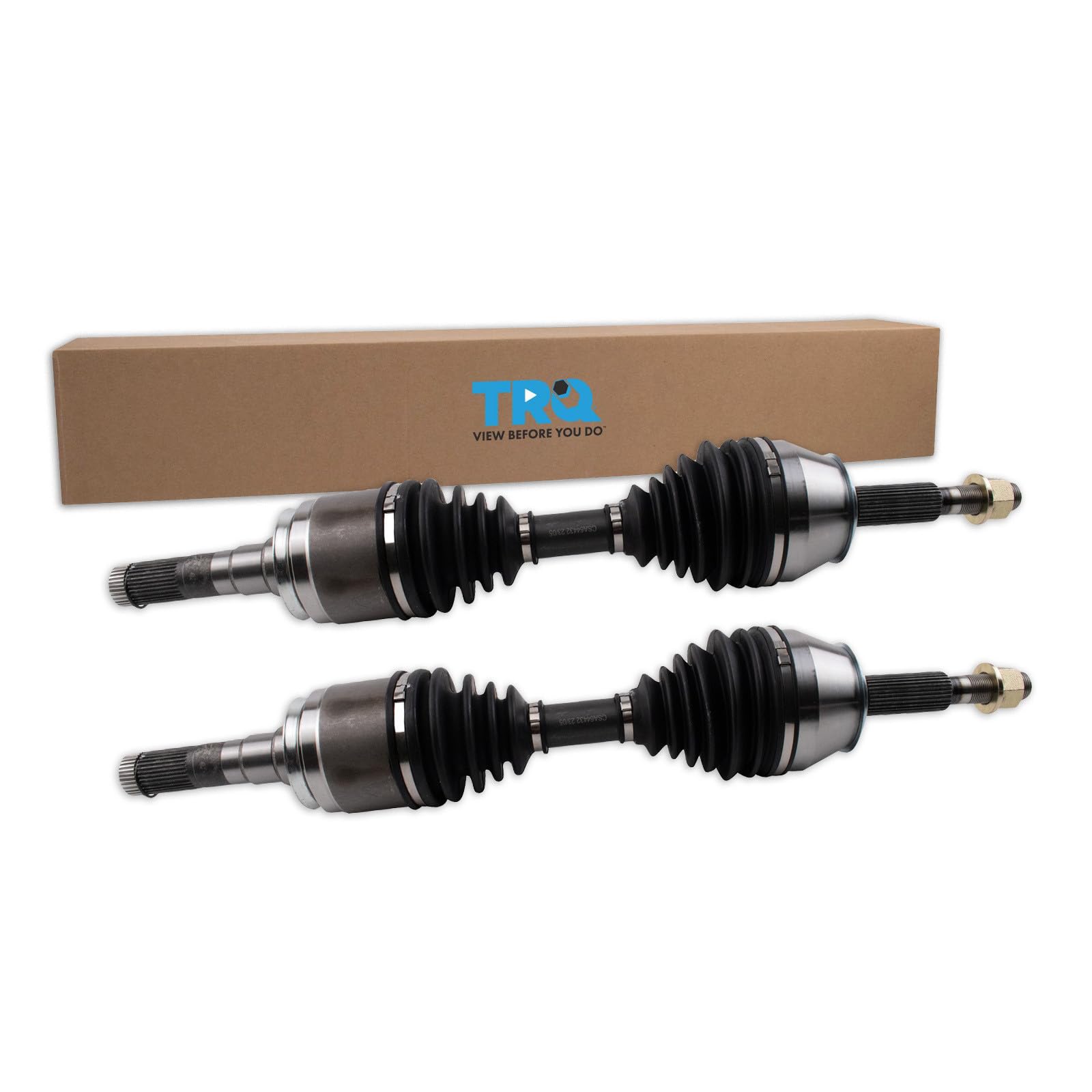 TRQ Front Driver and Passenger Side CV Axle Assembly Set