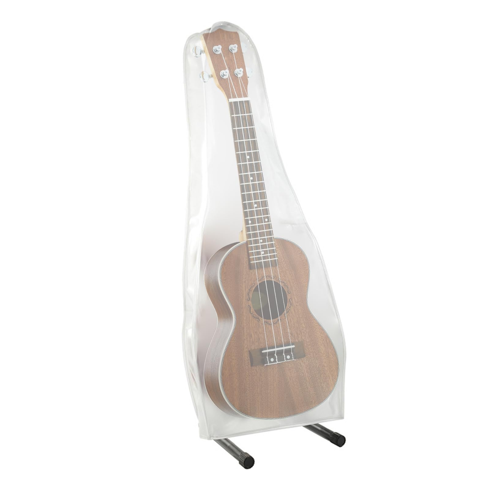 Ulapithi Frosted Transparent Acoustic Guitar Cover Case Clear Guitar Dust Protector Bag, Acoustic Guitar Accessory