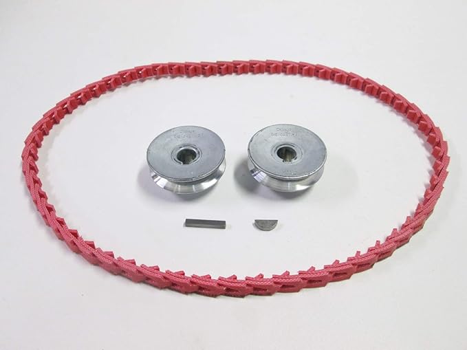 Craftsman Table Saw Belt & Pulley Kit with 2 1/2" Pulleys, Keys