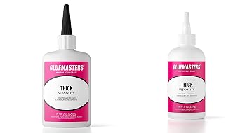 Bundle No 5-2 oz and 8 oz Thick Viscosity Adhesive for Plastic, Wood and DIY Crafts