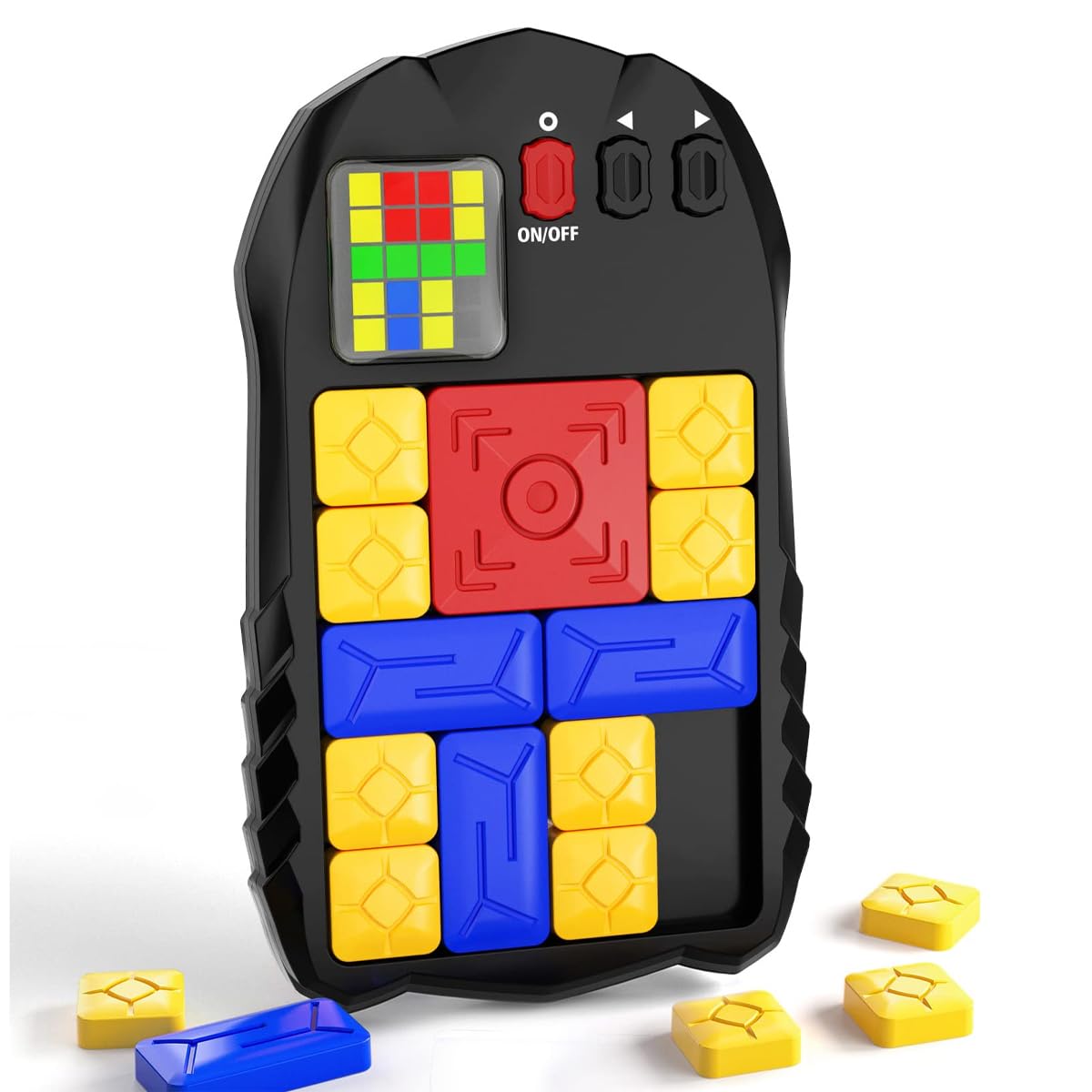 Juego de memoria con rompecabezas deslizante Huarongdao, juego de rompecabezas con pantalla, más de 500 niveles de juego de ejercicio cerebral, adecuado para adolescentes y adultos