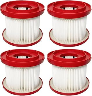 4 Pack 49-90-1900 Replacement HEPA Filter Compatible With Milwaukee Vacuum, Shop Vac Filter, M18 Cordless Wet Dry Vacuum 0780-20 0880-20