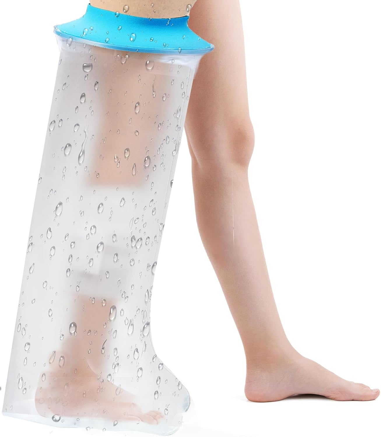 Waterproof Leg Cast Cover for Shower Bath, Adult Full Leg Cast Shower