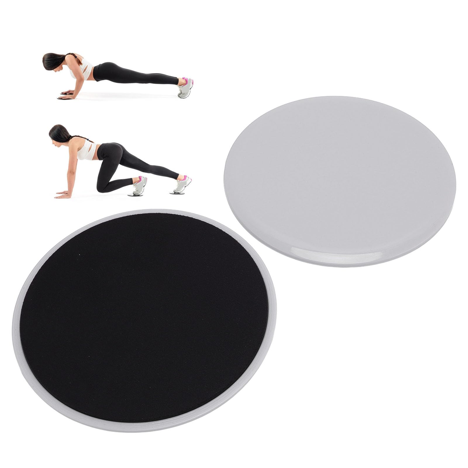 SYUULCOI 2 pièces curseurs de Base pour l'entraînement disques de Glisse compacts pour l'entraînement Complet du Corps Fitness équipement d'exercice à Domicile curseurs de Sol (Bleue