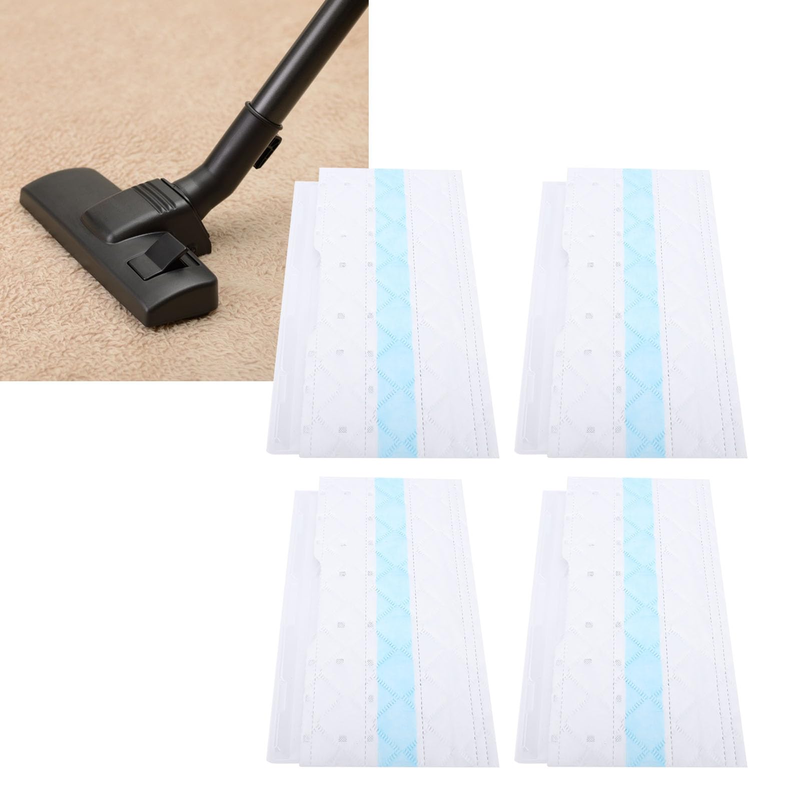 20 Stück Einweg-Nachfüller für Hartbodenpads, Ersatz-Staubsauger-Pads, passend für Shark VACMOP VM252 VM205 VM200 VM190 VC205 zum einmaligen Gebrauch