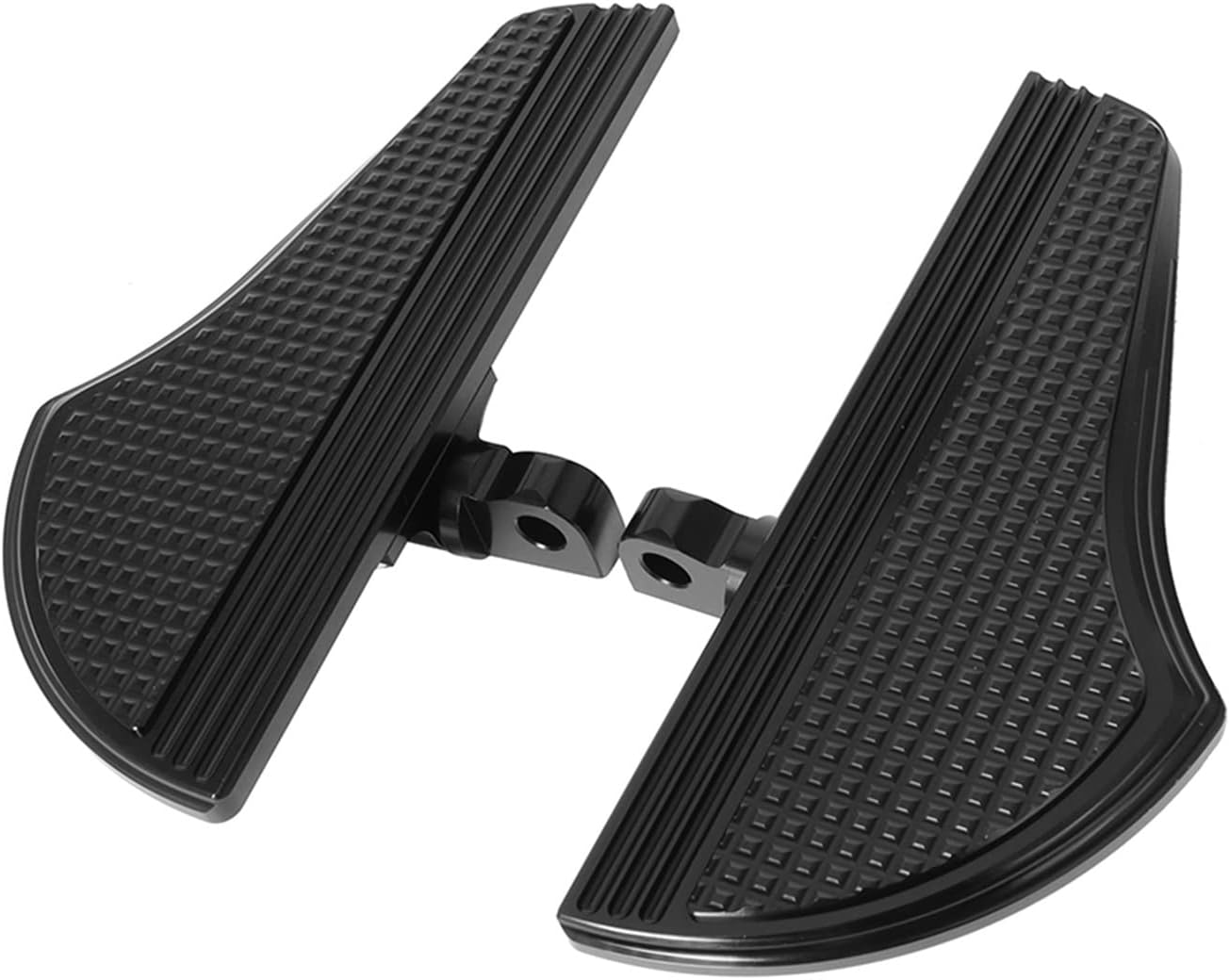 Motorcycle Floorboards CNC Mount Foot Rest Pegs For Harley Touring Softail, Black