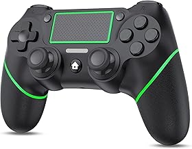 Elnicec PS4 コントローラー 無線【2024年最新バージョン】ps4 コントローラー純正 Bluetooth接続 600mAh大容量 15時間連続使用 二重振動 ジャイロセンサー機能 連射機能 遅延なし ヘッドフォンジャック付き プレ...