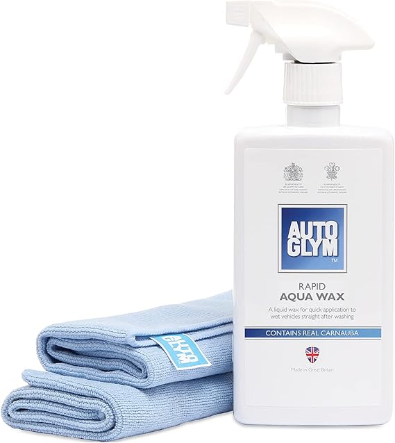 Autoglym Rapid Aqua Wax , 500ml Complete Car Wax Kit Made to Protect