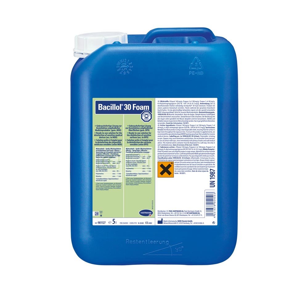 Bacillol 30 Foam, 5 Liter-Kanister