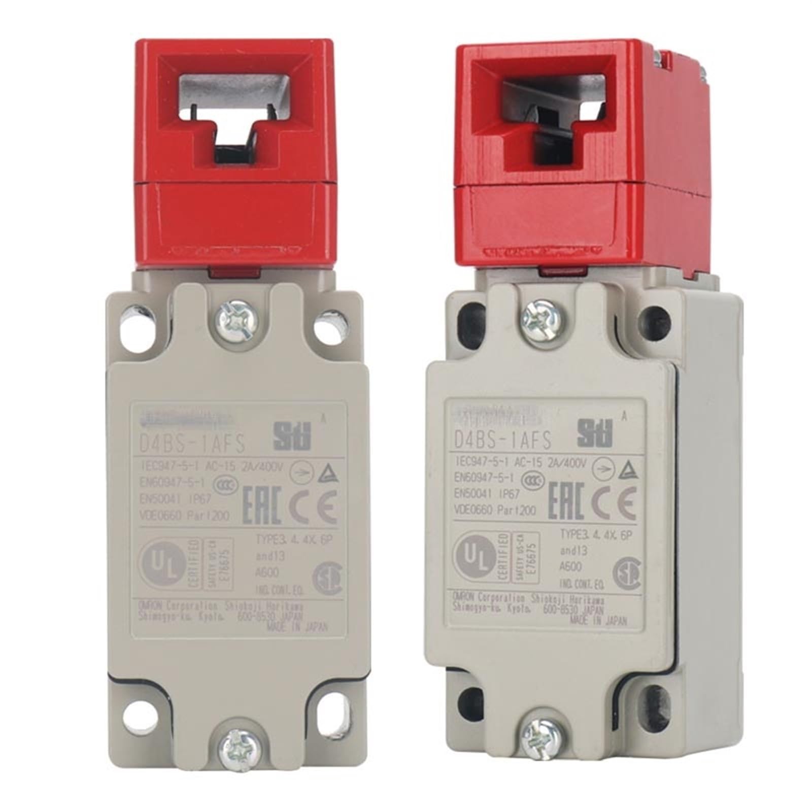 Interruptor de puerta de seguridad D4BS-45FS de enclavamiento por lengüeta