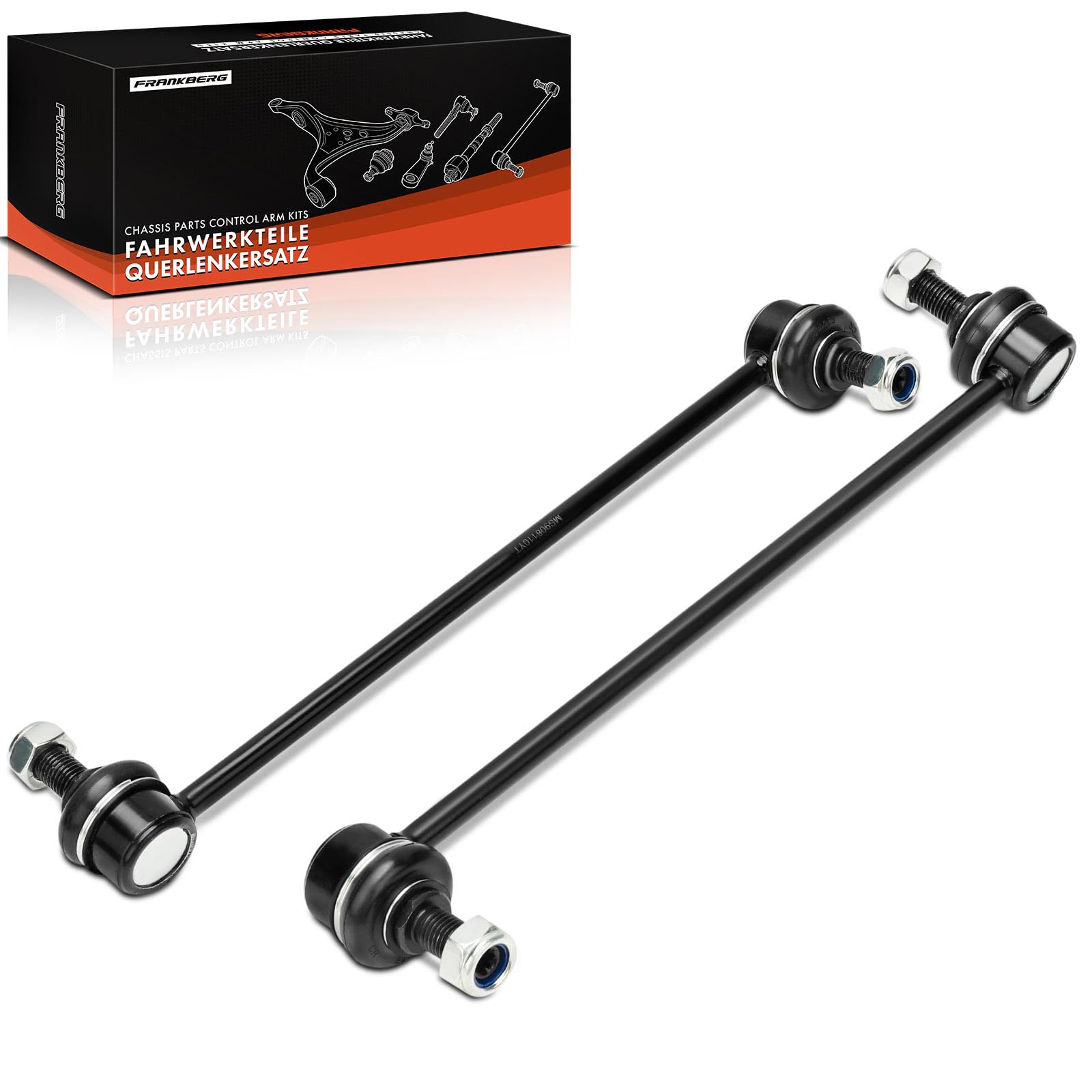Frankberg 2x Koppelstange Vorderachse Kompatibel mit Carens IV 1.6L 1.7L 2.0L 2013-2024 Replace# 54830A4000