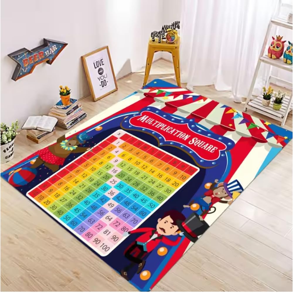 Tapis table de multiplication Math Time pour aider les enfants