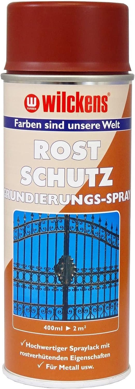 Wilckens – Confezione 3 Spray Anticorrosione 400 Ml – Primer Antiruggine Marrone Rossastro