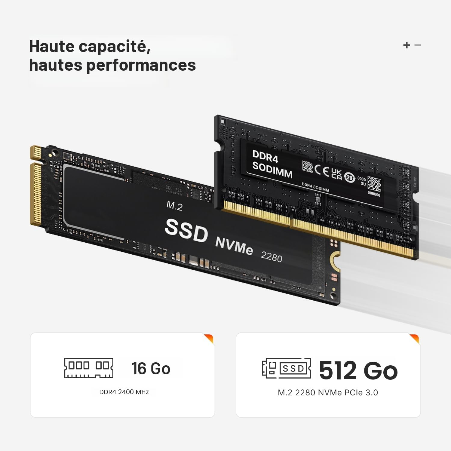 BOSGAME E4 Windows 11 Pro Business Mini PC AMD Ryzen 5 3550H, 4 cœurs, 8 Threads, jusqu'à 3,7 GHz, 16 Go de RAM DDR4, SSD 1 to, Triple écran 4K@60Hz, HDMI, DP, Type-C, USB3.2, Dual LAN