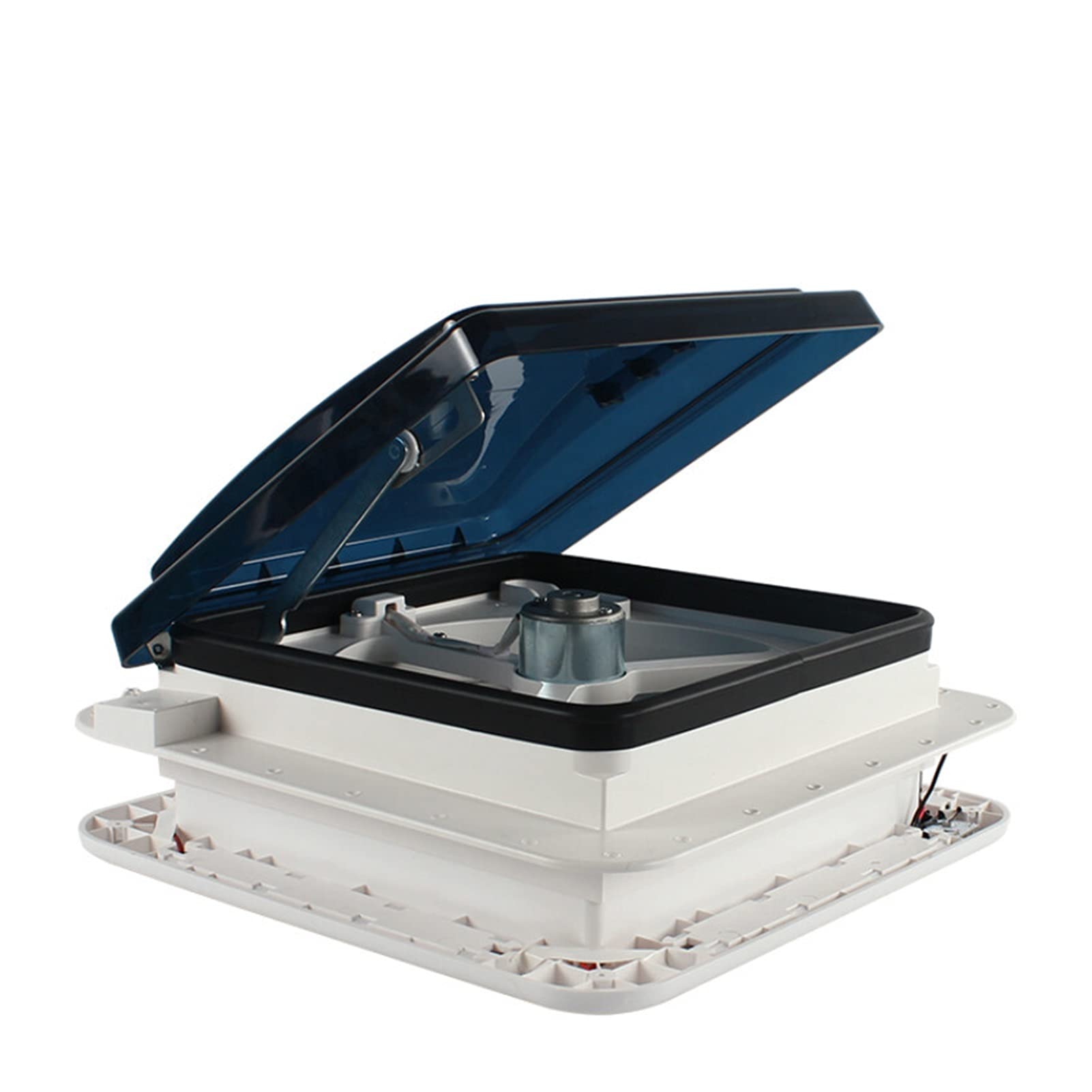 SilteD Motorhome Accessories 11' 360mm LED Light Manual Control Caravan Skylight RV Roof Vent Fan