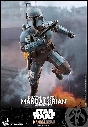 Miniatura 5 de Hot Toys The Mandalorian Death Watch Mandalroian - Figura de 1/6 escala de 12 pulgadas