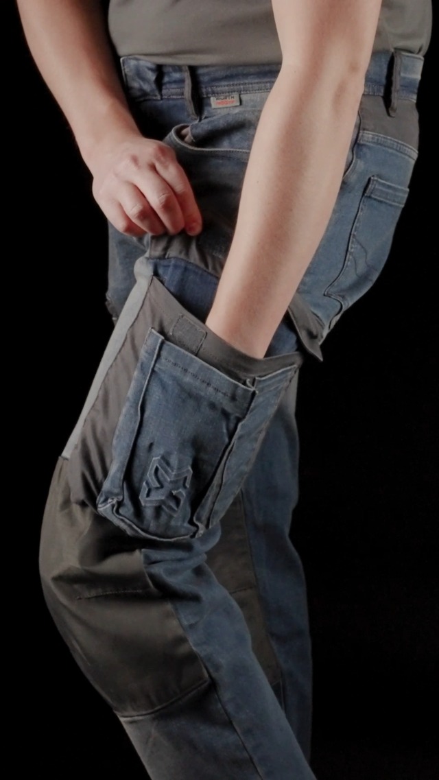 Jeans de travail Janus Würth MODYF bleu/gris - Leroy Merlin