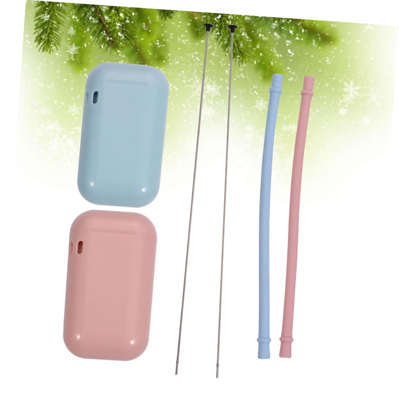 Alipis 6 Pz Cannuccia Cannucce Riutilizzabili Portatili Cannucce Inossidabili Che Bevono Riutilizzabili Con Astuccio Portatili Paglia Di Bottiglie D'acqua