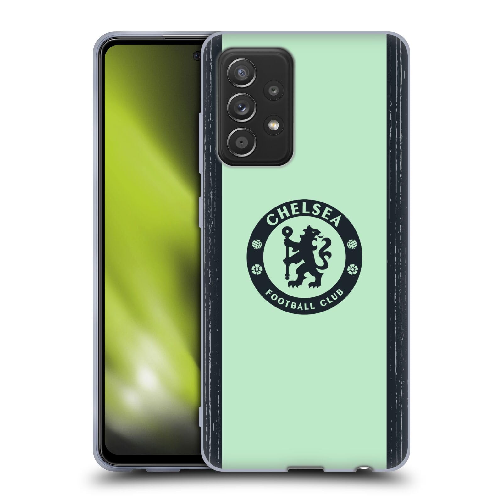 Head Case Designs Officially Licensed Chelsea Football Club Third 2023/24 Kit Gel Case [Military Grade Protection] Compatible With Galaxy A52 / A52s / 5G (2021) — image 1