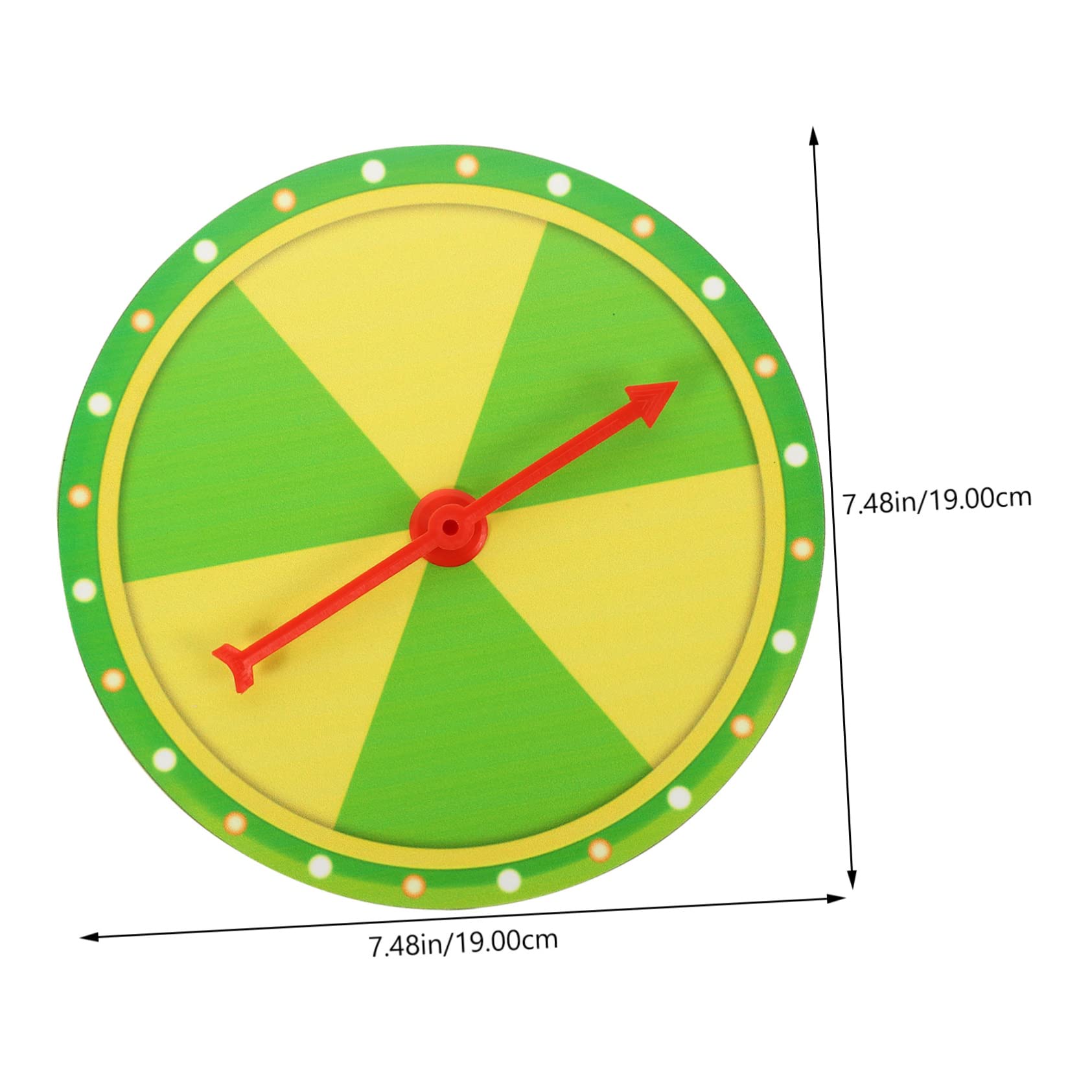 JOINPAYA Enhance Party Atmosphere Turntable Dry Erase Prize Wheel for Boys and Girls Portable