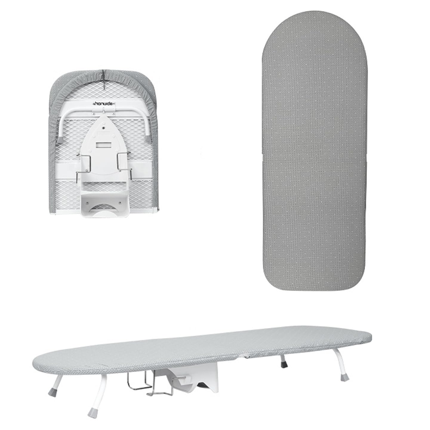 Pobbycrafm Tabletop Ironing Boards Small Ironing Boards Foldable Iron Board Whit Heat Resistant Cover Compact Table Ironing Board J