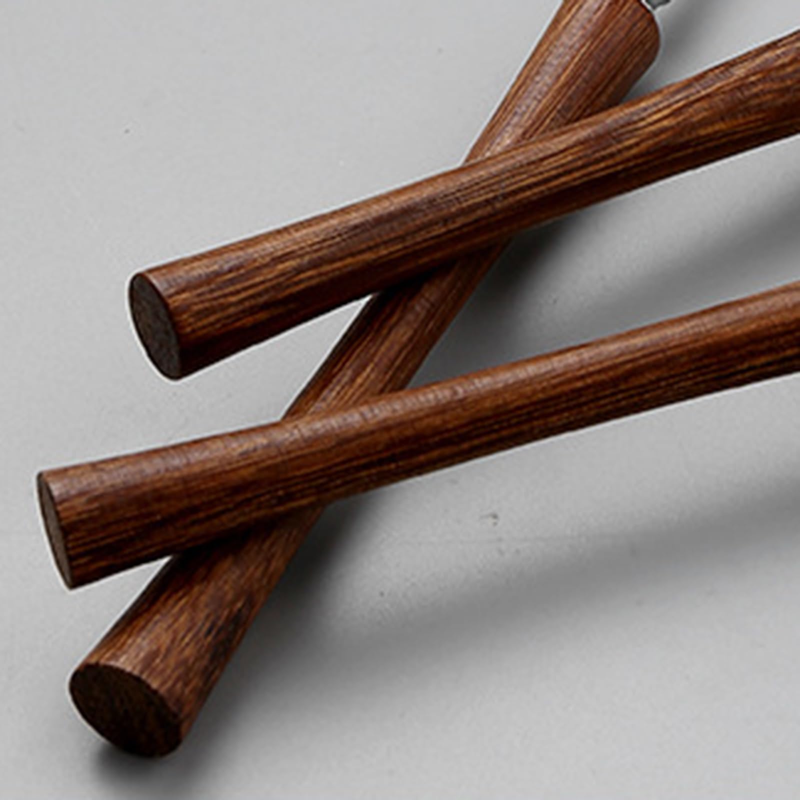 Este Juego de Cubiertos de Madera de 48 Piezas para 12 Personas Incluye un Elegante Juego de Cubiertos de Acero Inoxidable para la Mesa, Ideal para el hogar, la Cocina o el Restaurante. Cuen