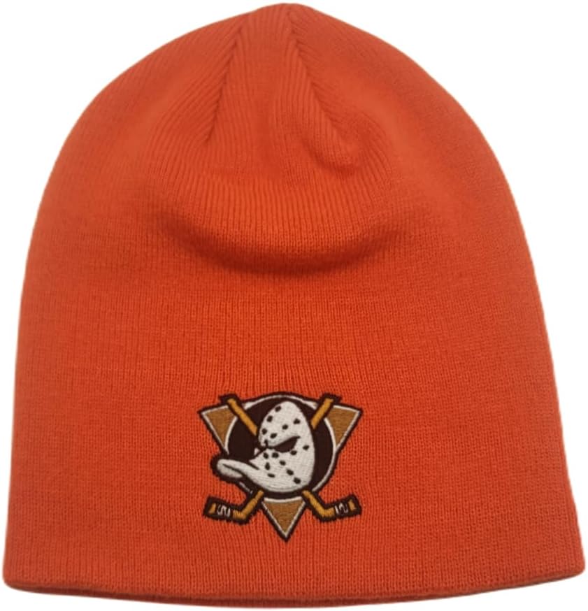 Reebok Anaheim Ducks Cuffless Knit Hat OSFM KZP57