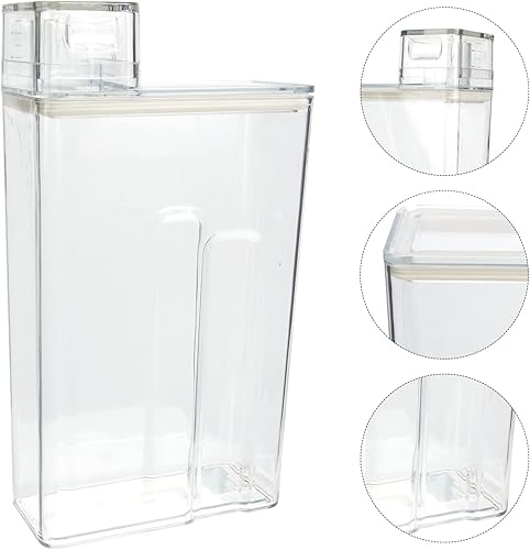 Miniatura 9 de Zerodeko Dispensador de lavandería, botella recargable de 1.23 L41 oz con tapa, a prueba de fugas, botella de loción vacía a prueba de fugas,