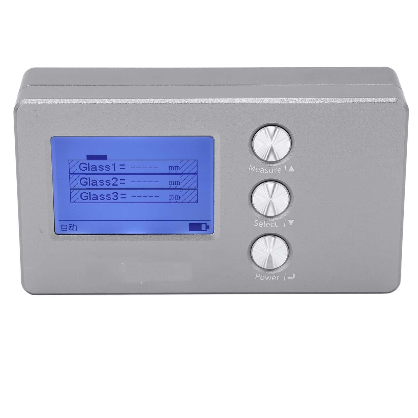 Miernik grubości szkła izolacyjnego z wyświetlaczem LCD | Cyfrowy miernik grubości szkła, Zakres: grubość szkła 70 mm, warstwa powietrzna 45 mm, Dokładność: ±0,1 mm, do szkła