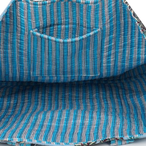 Image of Marubhumi Women Lightweight Travel Bag Purse Cotton Shoulder Tote Bag For Shopping Grocery & Beach Bag