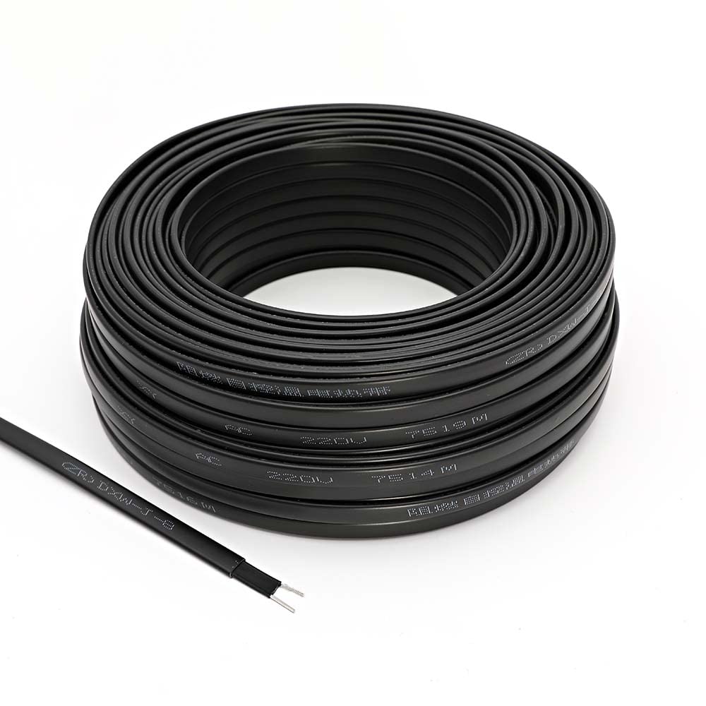 Cable Calefactor de autocontrol, tubería de Drenaje de 8 mm, protección anticongelante, línea de descongelación y deshielo de 20 W/m-30M
