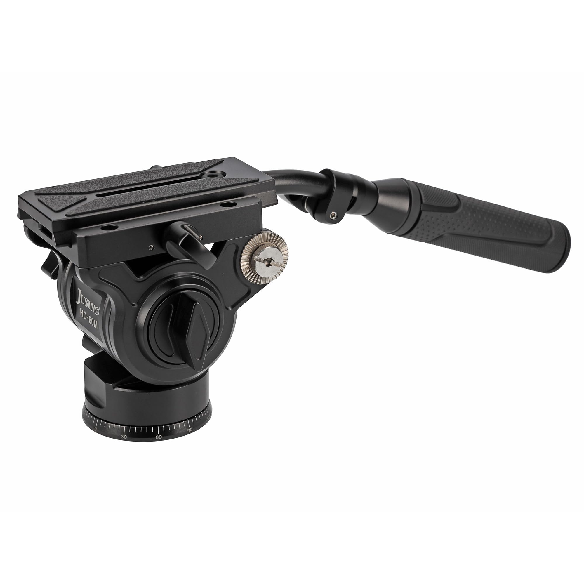 JUSINO HD-60M hydrauliczny precyzyjny manometr wideo o nośności 15 kg, wykonany z wysokiej jakości stopu aluminium z wbudowanym tłumikiem przeciwciśnienia, precyzyjna regulacja, z długą płytą