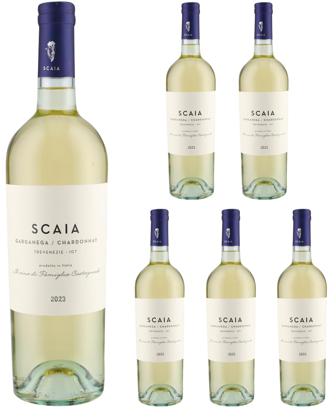 Scaia Bianca Chardonnay-Garganega IGT 2023 (6 Fl. x 0.75 l) Weißwein Sant Antonio