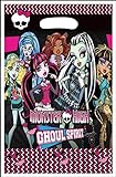 30Pcs Pack monster girl high Birthday Party Supplies Gift Bags, Candy Treat Bag Perfect for girl Birthday Party Decorations Festival Favors