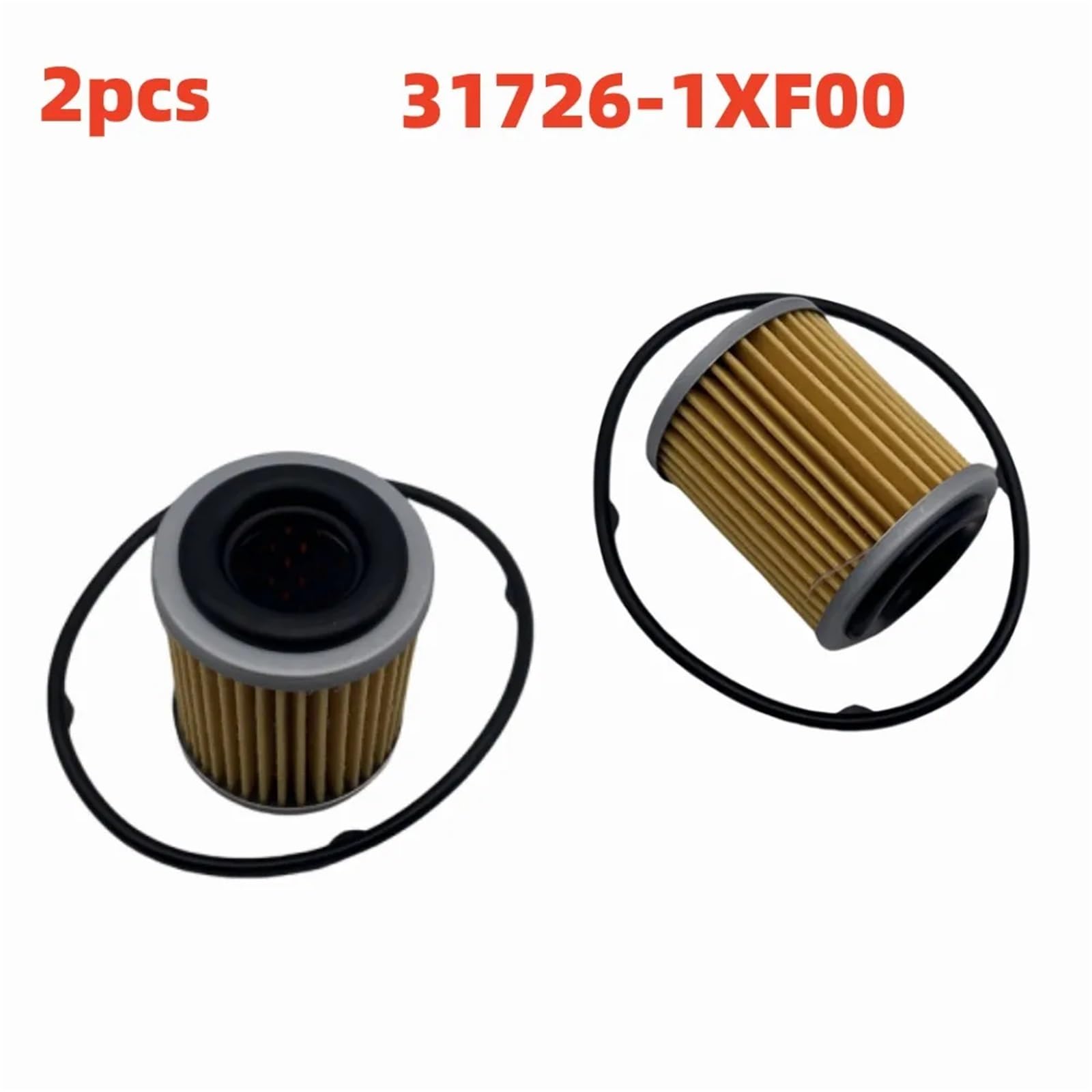 Transmission filter Filtro de aceite OE 31726-1XF00 317261XF00 Compatible con transmisión automática Nissan Mitsubishi JF011E JF010E RE0F09A RE0F10A(2pcs)