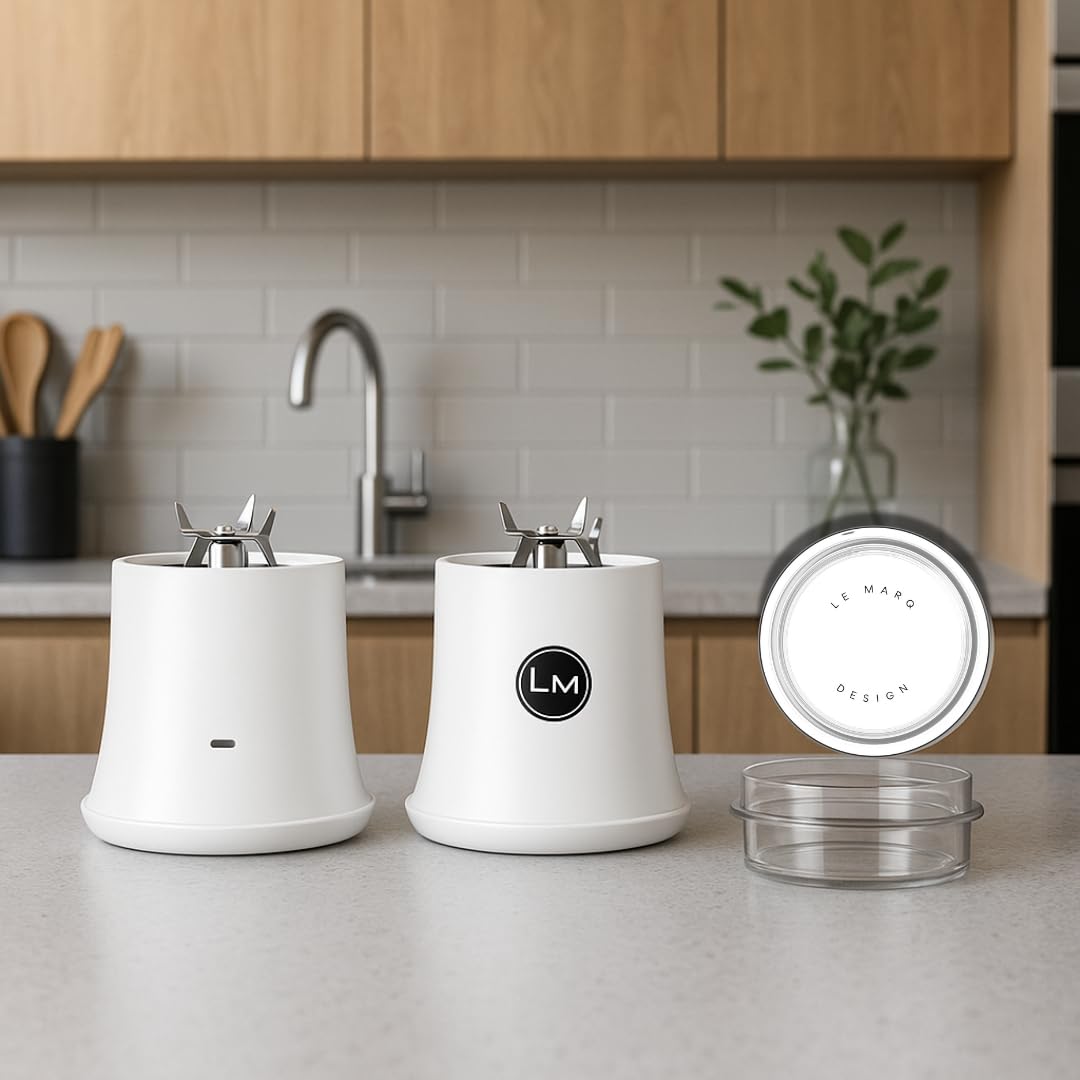 Personal Portable Ball Mason Jar Blender Attachment for wide mouth jars. DESIGNED FOR BALL WIDE MOUTH JARS