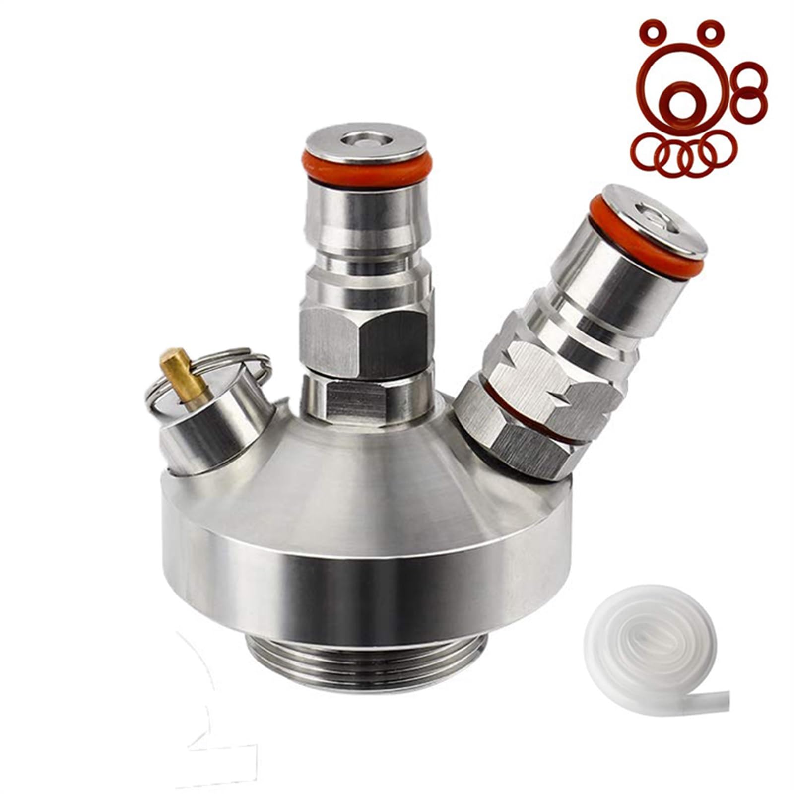 Akcesoria do Domowego Warzenia Dozownik Mini Keg Piwo Growler Włócznia Z Zestawami Blokady Kulkowej Do Akcesoria Piwa Homebrew Akcesoria browarnicze(B)