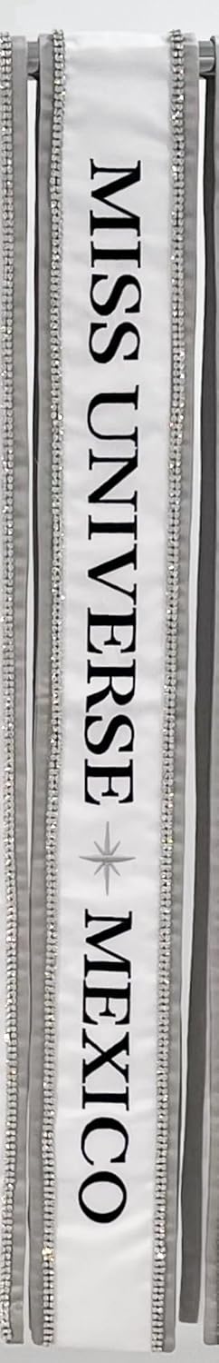 Miss Universe Winner Sash, Miss Universe Sash, Cubic Zirconia, Crystals, Sash, Pageant, Contestant, Miss US contestant (MU Colombia)