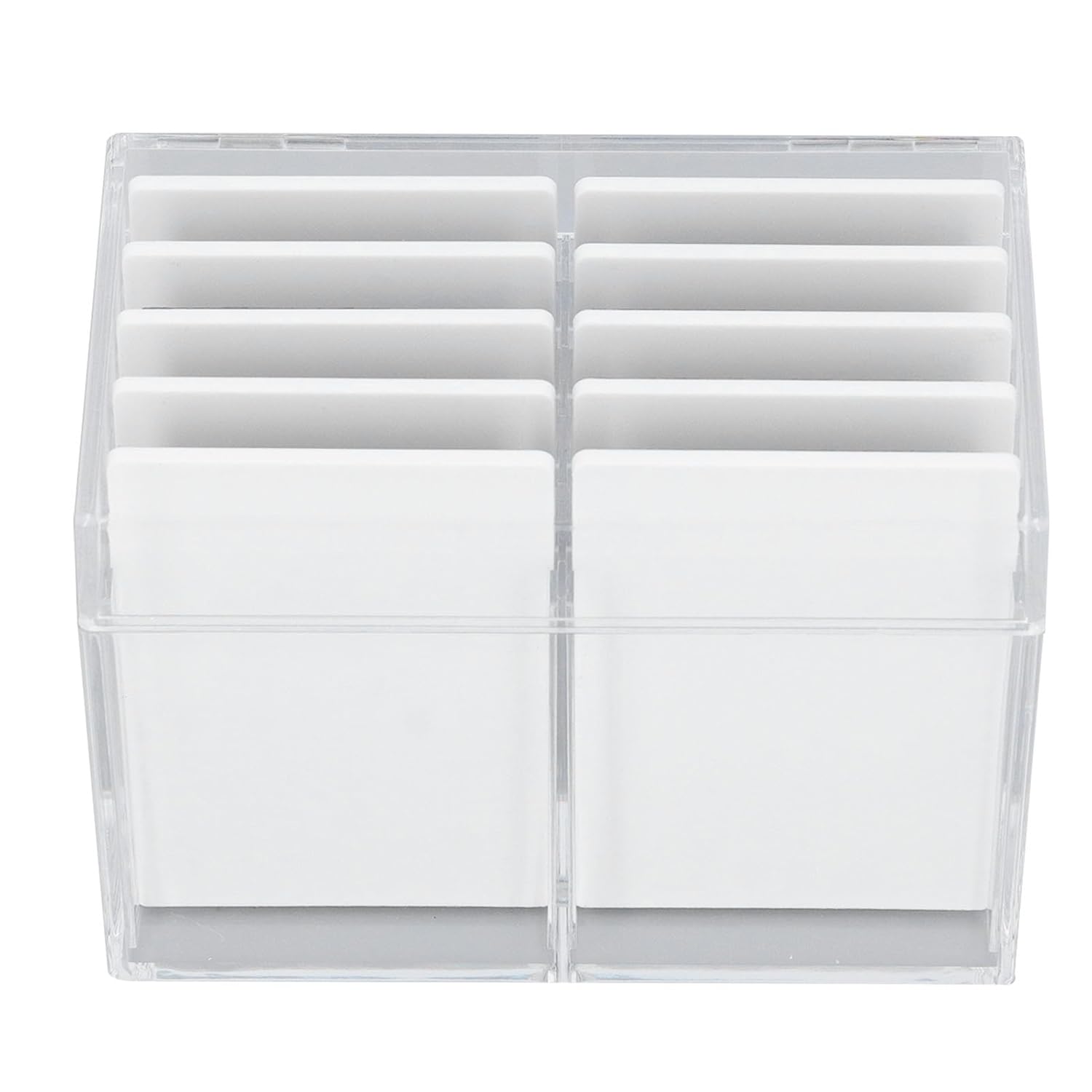 10 Layers Acrylic Eyelash Storage Box, Eyelash Holder Extension Tool with Magnetic Bottom, Makeup Organizer False Eyelashes Glue Pallet Holder, Grafting Eyelash Extension