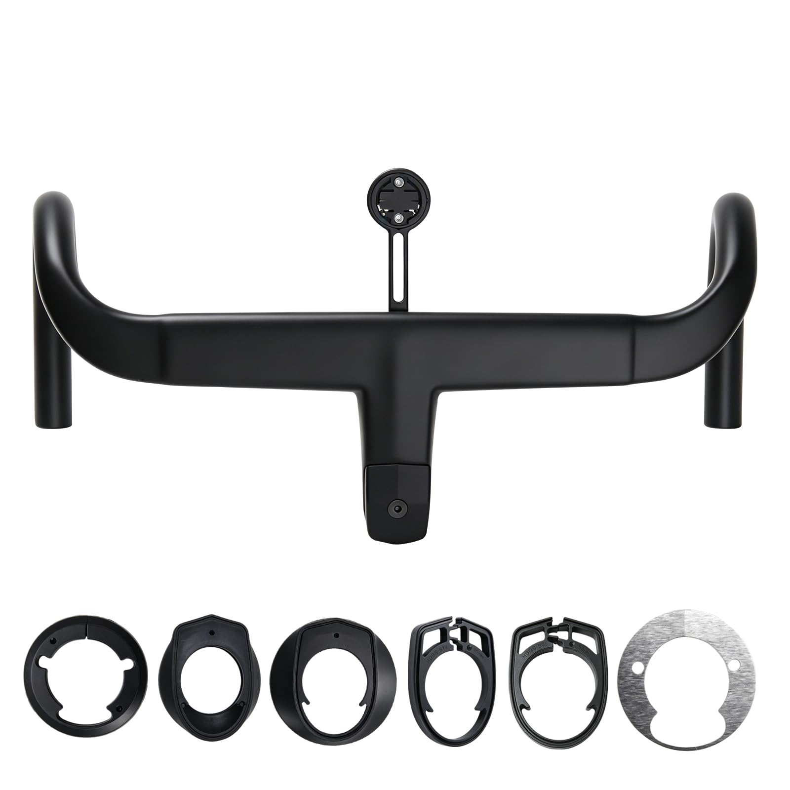manubrio integrato bici corsa RXL SL manubrio bici da corsa compact 400*70 | UD opaco,venire con distanziatore attacco,1-1/8",manubrio dal design compatto