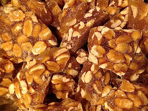 Peanut Brittle Sweets - 1 Kilo Bulk Bag - 1KG - Assorted Sweet Pick and Mix for Parties Gifts and Sharing.
