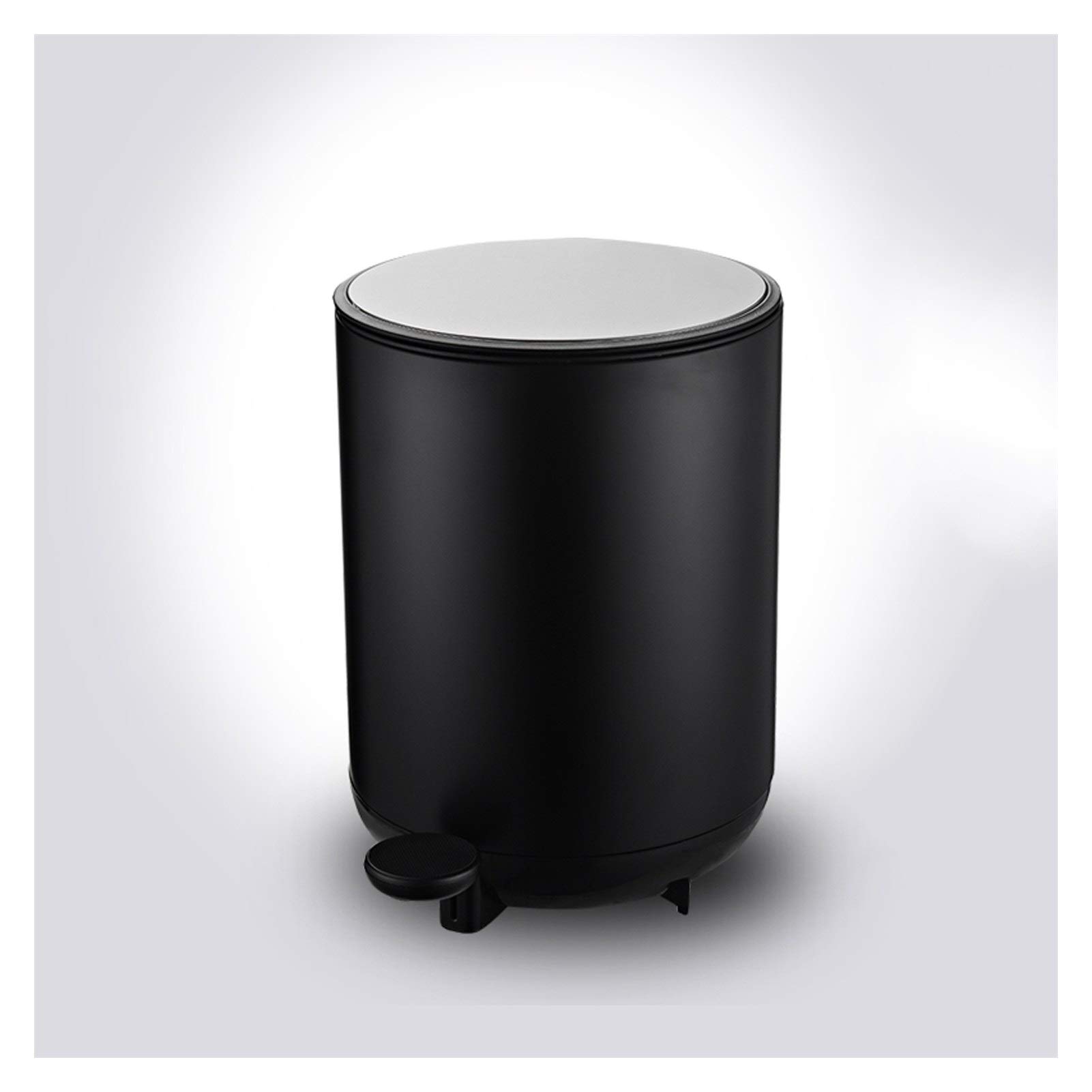 WEYFH Trash Bin 8L Trash Bin Foot-Operated Trash Bin Household Trash Bin and Toilet Foot-Operated Garbage Bin with Lid Garbage Can,