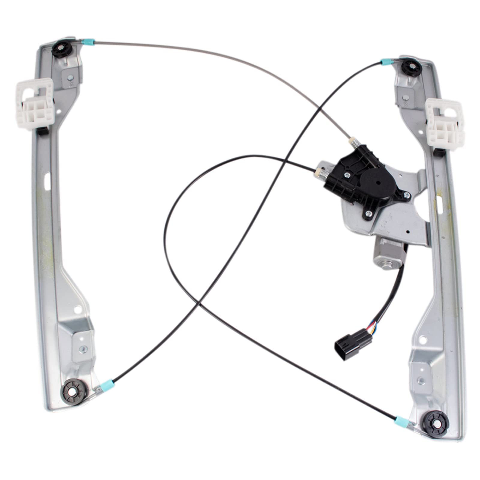 TRQ Front Passenger Side Power Window Motor and Regulator Assembly | For 15-20 Ford F-150 17-21 F-250 Super Duty 17-21 F-350 Super Duty F-450 F-550