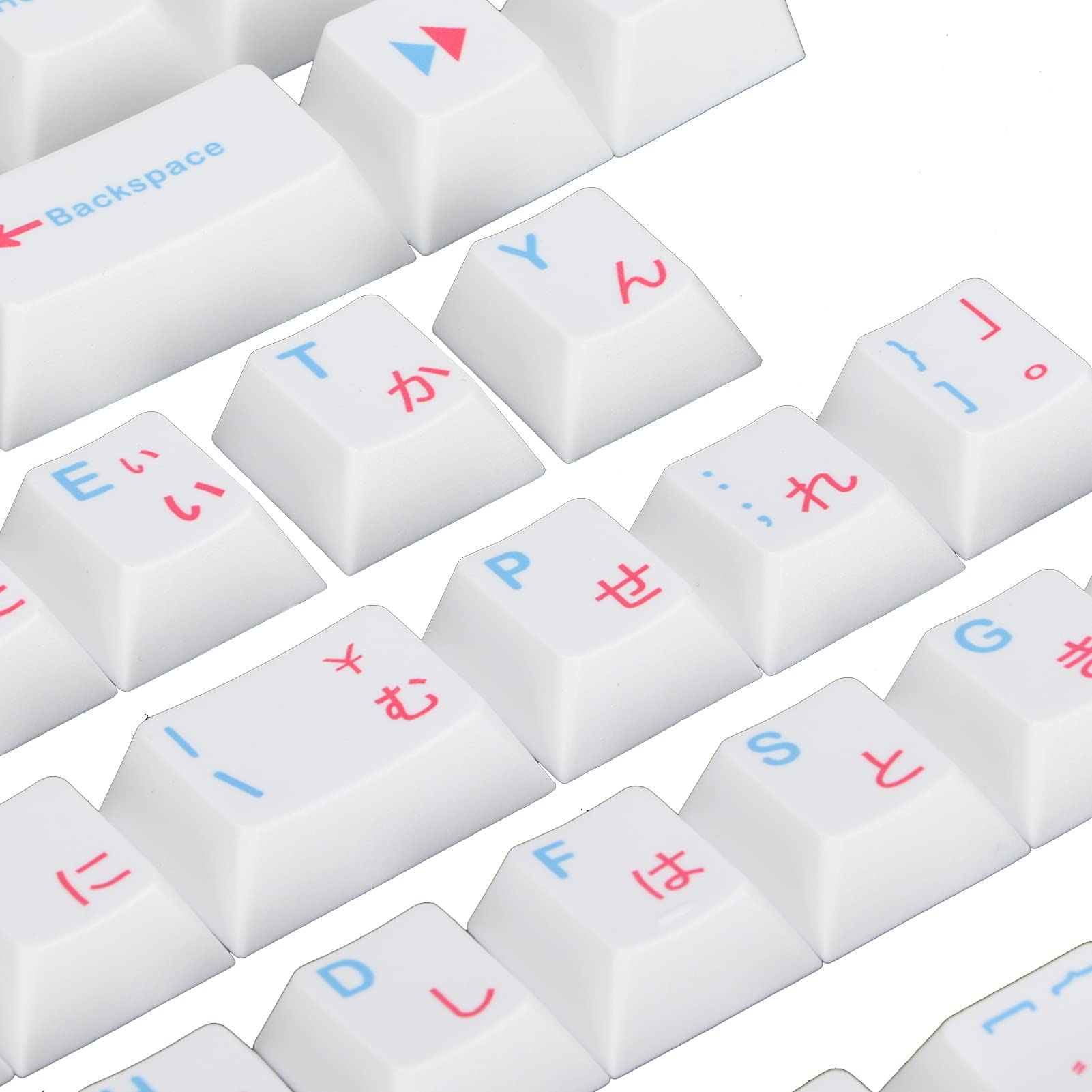 Buy PBT Keycaps, White Heat Sublimation 123 Keycap Set, Sushi Pattern Japanese Keycaps with