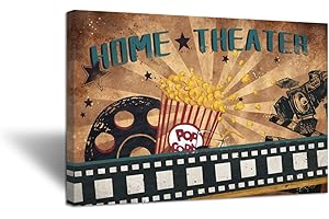 Zlove Vintage Old Film Canvas Wall Art - Captivating Cinematic Aesthetics for Home Decor