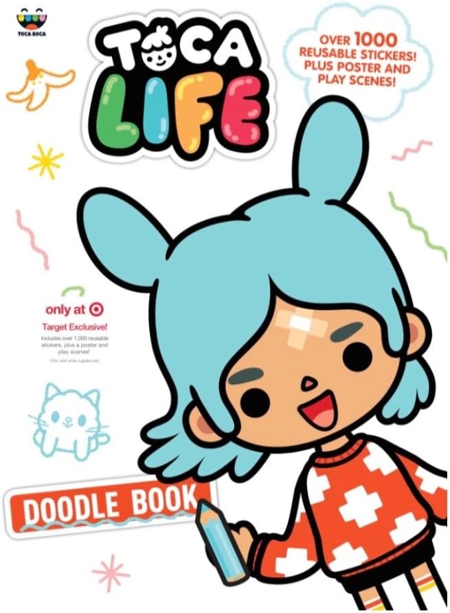 Toca Boca Toca Life Doodle Book - Store Exclusive