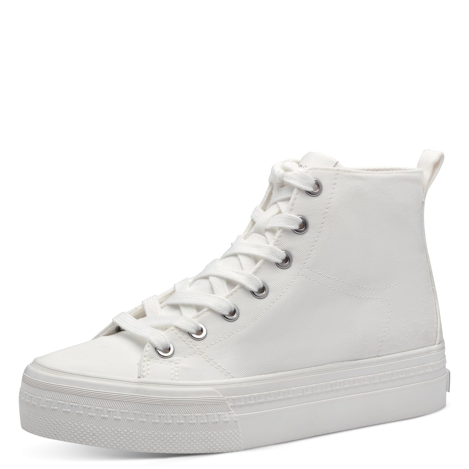 Tamaris Women's 1-25204-42 Trainers, Plain white, 3.5 UK